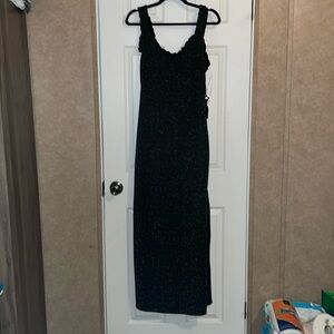 260 black sparkle dress